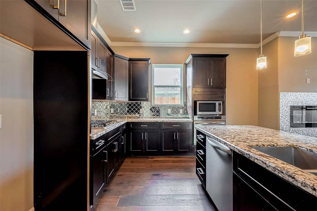 A window in the kitchen helps when cooking during the day with natural lighting.