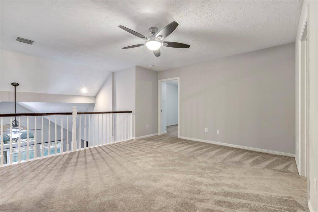 The second floor gameroom could also function as a secondary living area.