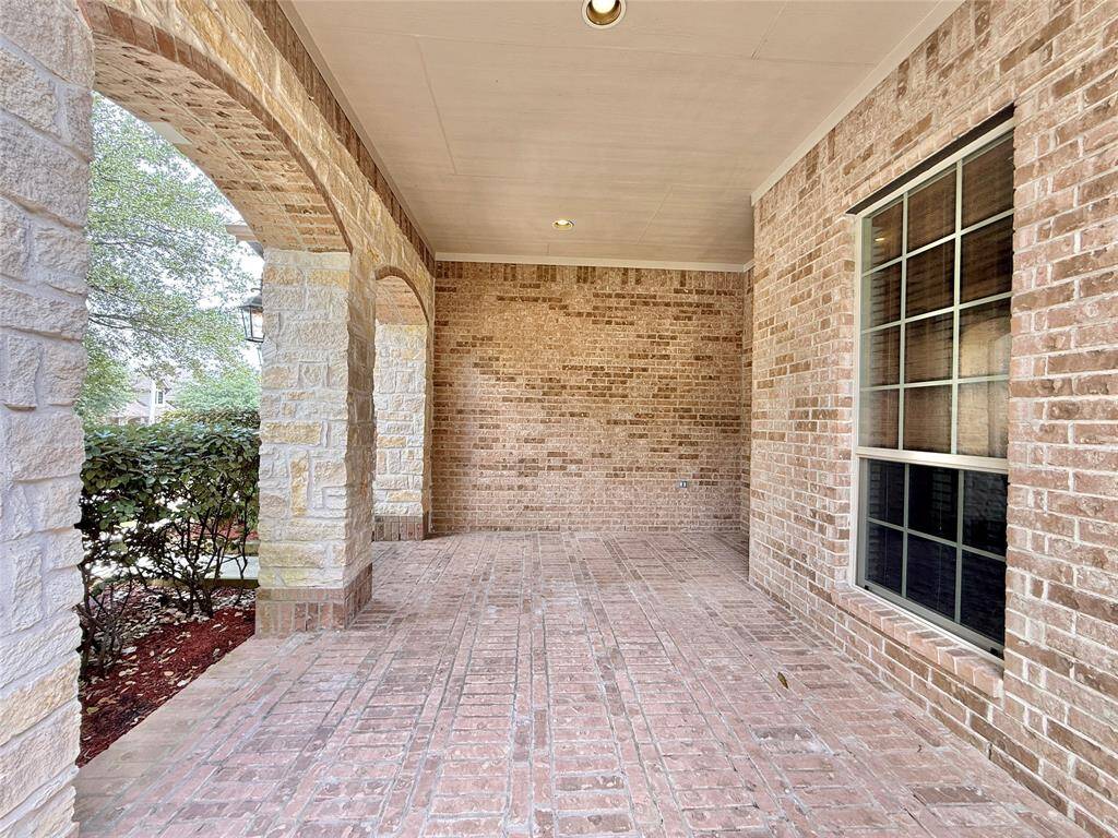 Covered front porch