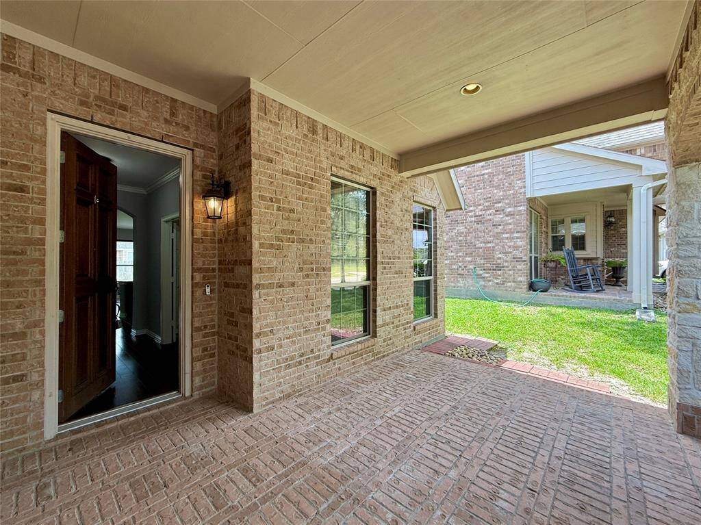 Covered front porch