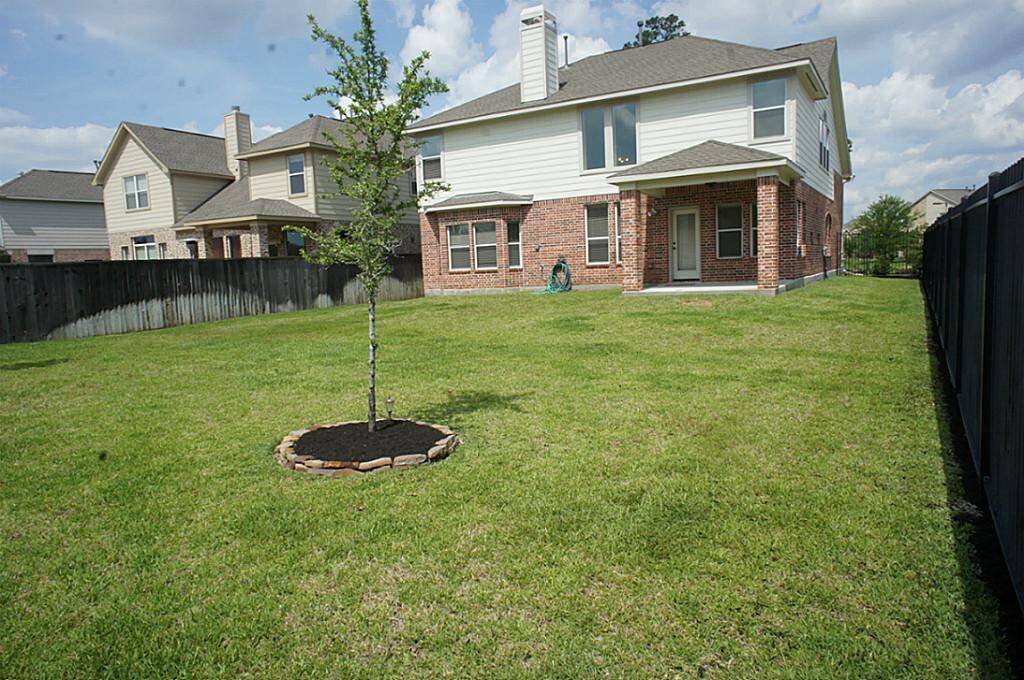 Beautiful backyard offers plenty of room to play, hold family Bbq's and more!
