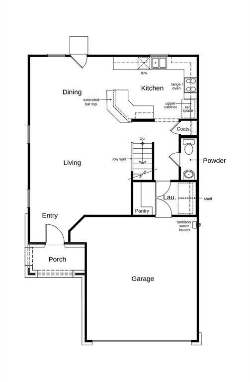 This floor plan features 3 bedrooms, 2 full baths, 1 half bath, and over 1,900 square feet of living space.