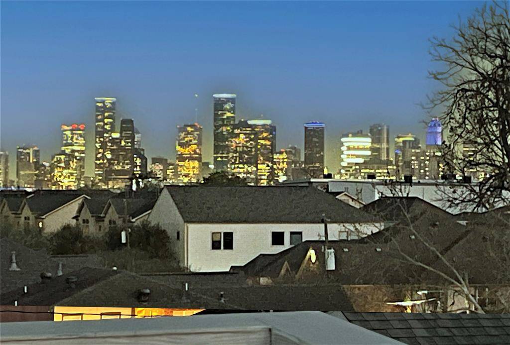 How about this amazing view of the Downtown skyline from the roof top terrace!