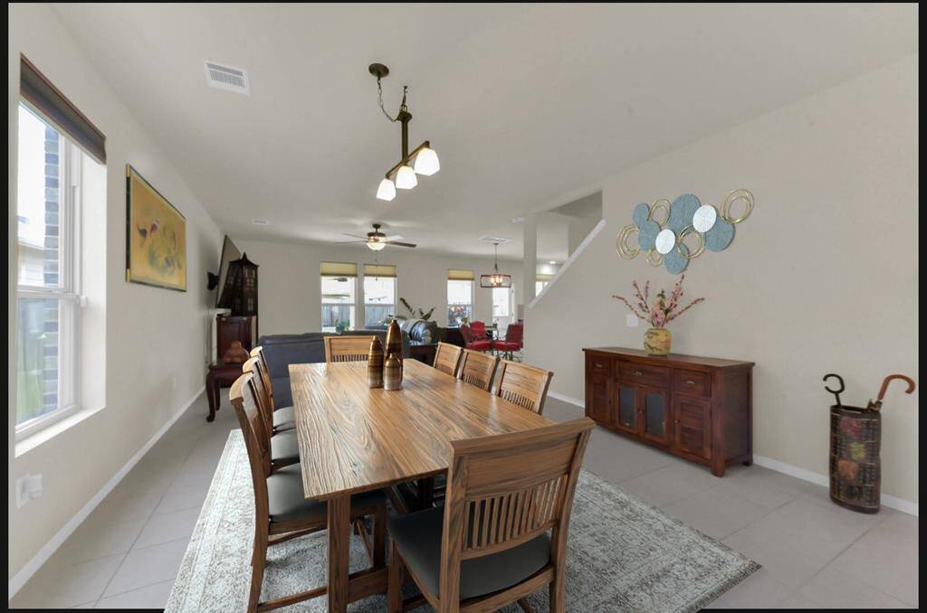 This picture shows the formal dining area.