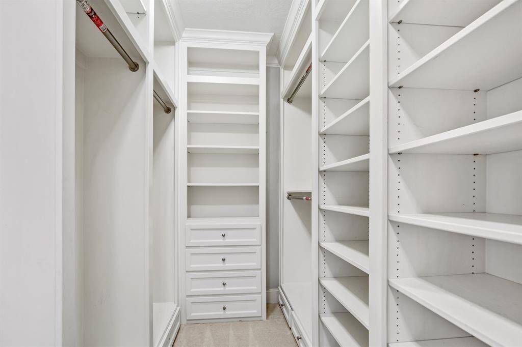 Luxurious Primary bedroom custom closet