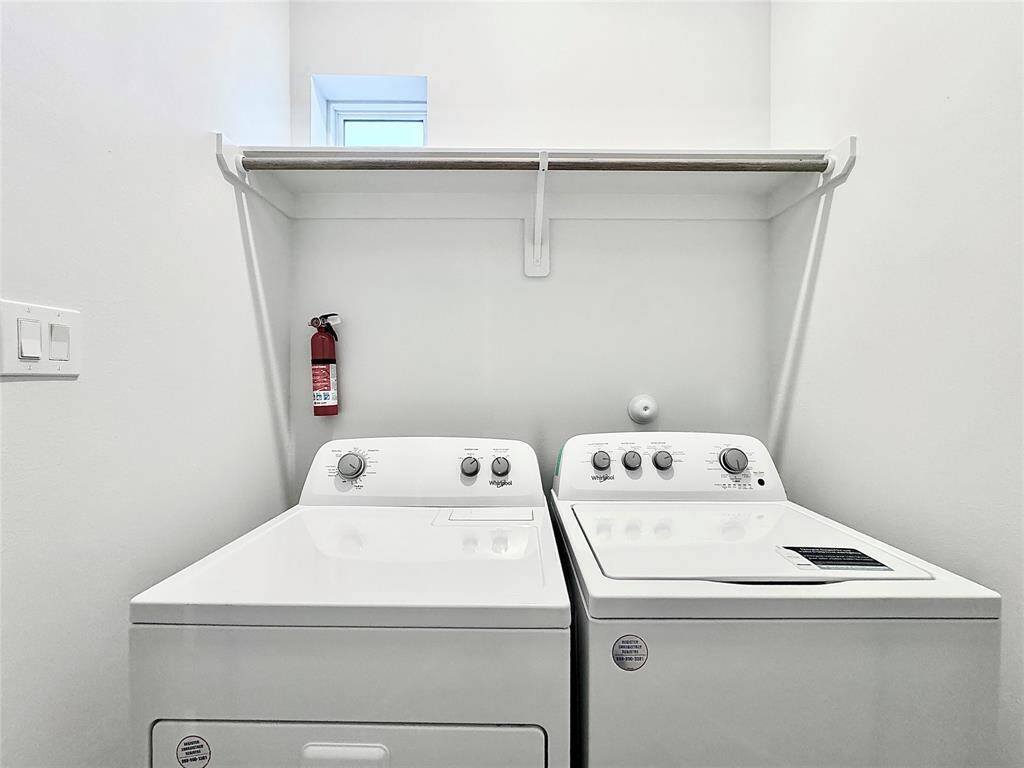 Third floor - washer and dryer