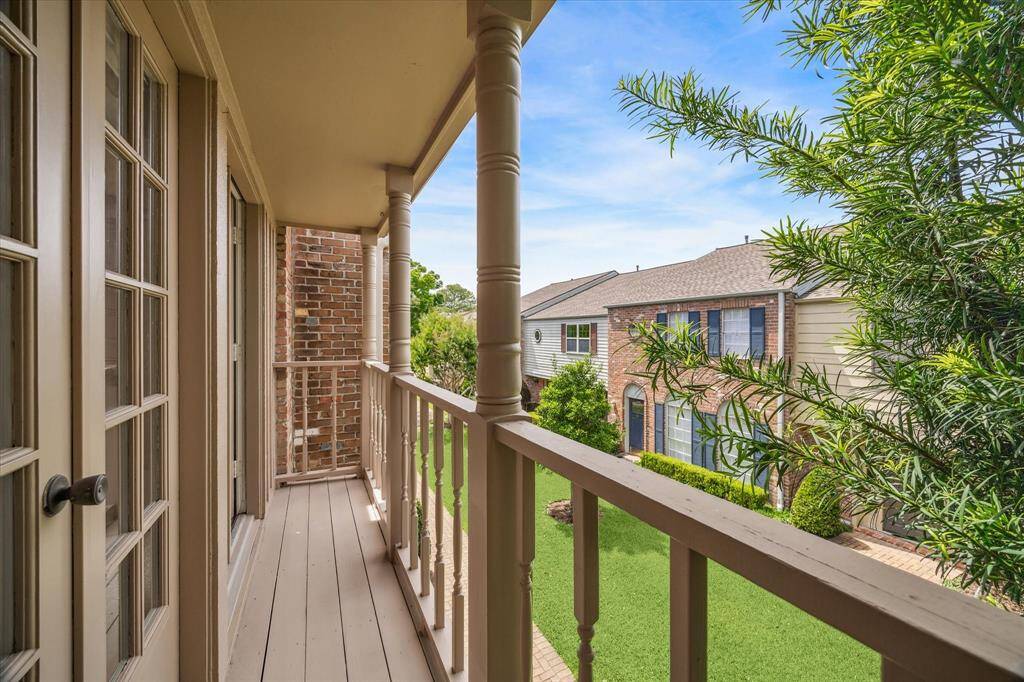 Primary bedroom has an adjacent balcony!