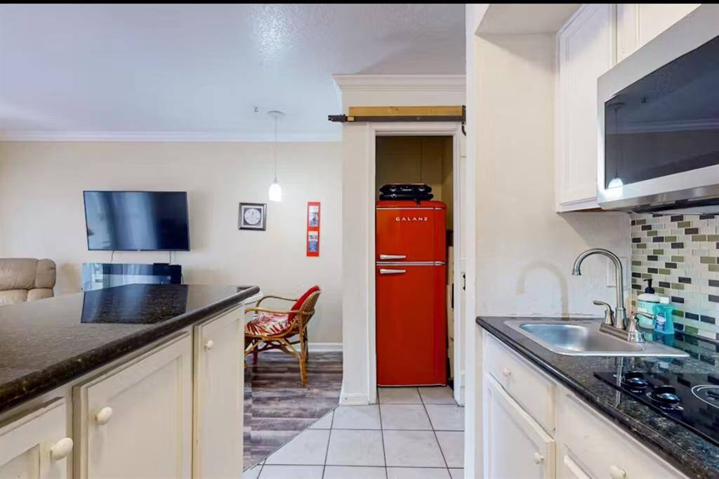 Kitchen and fridge