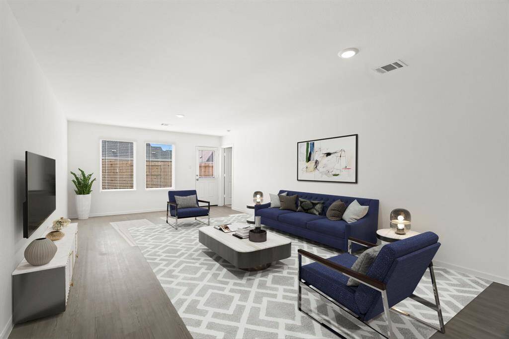Furniture Virtually Staged for concept purposes.