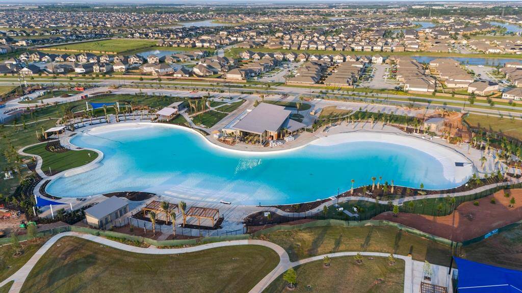 Close up aerial.