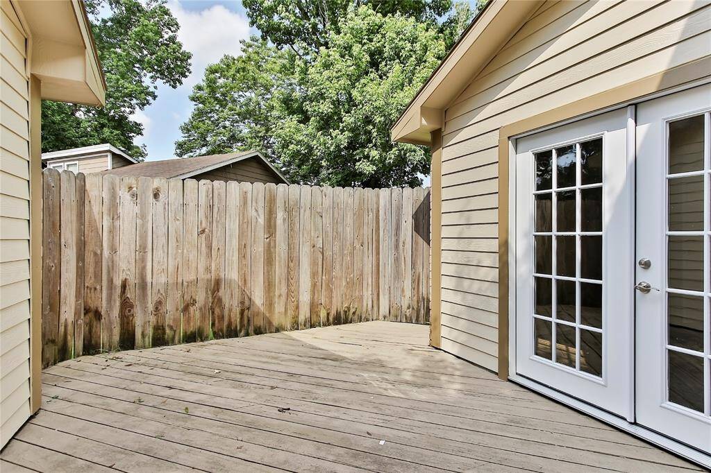 Patio off primary