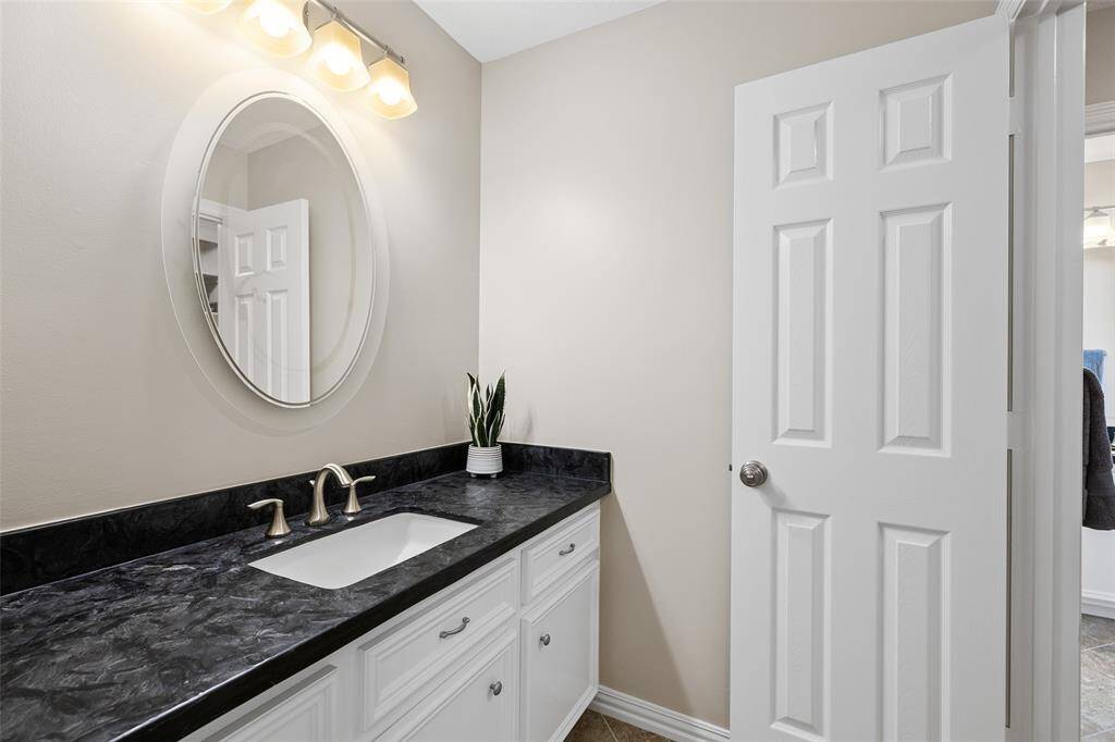 Updated Jack & Jill bathroom.