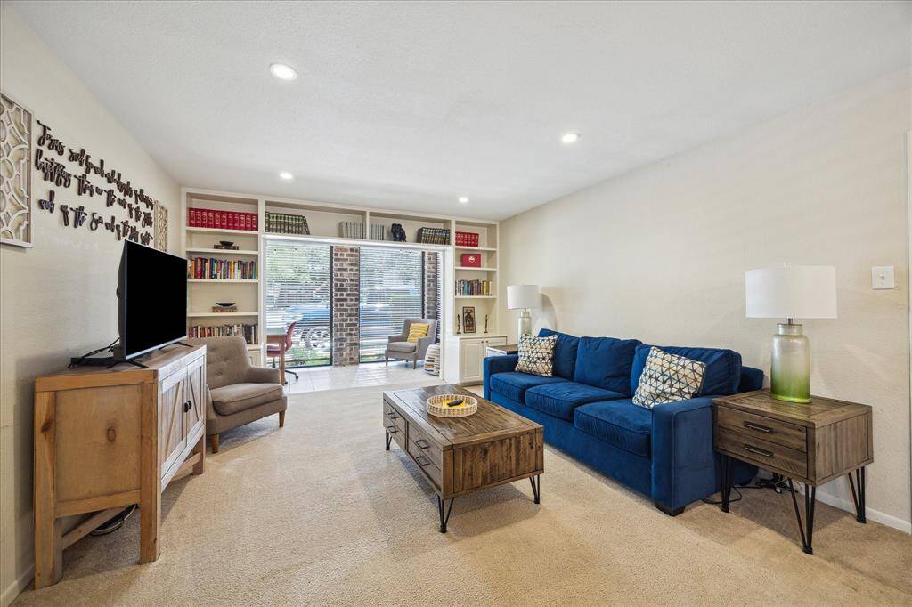 Spacious open concept living room