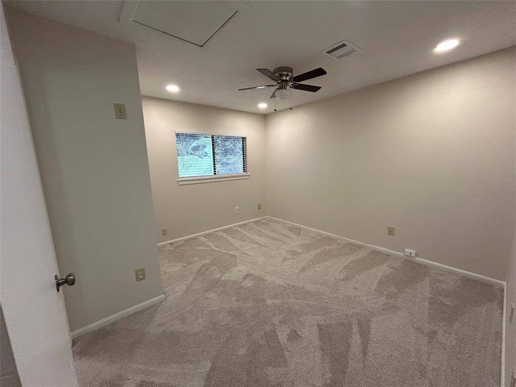 bedroom #2 with ceiling fan
