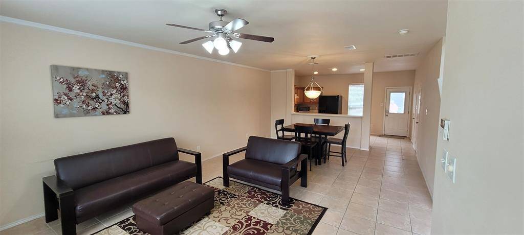 Living room, dining room