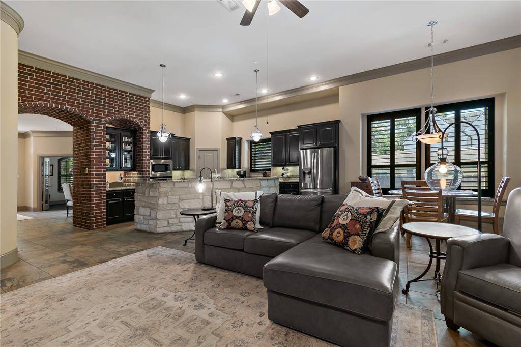 And another view of the open living area