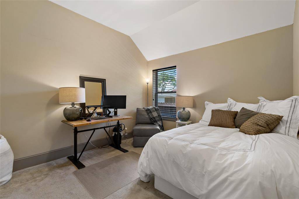 Secondary bedroom currently used as office and guest room