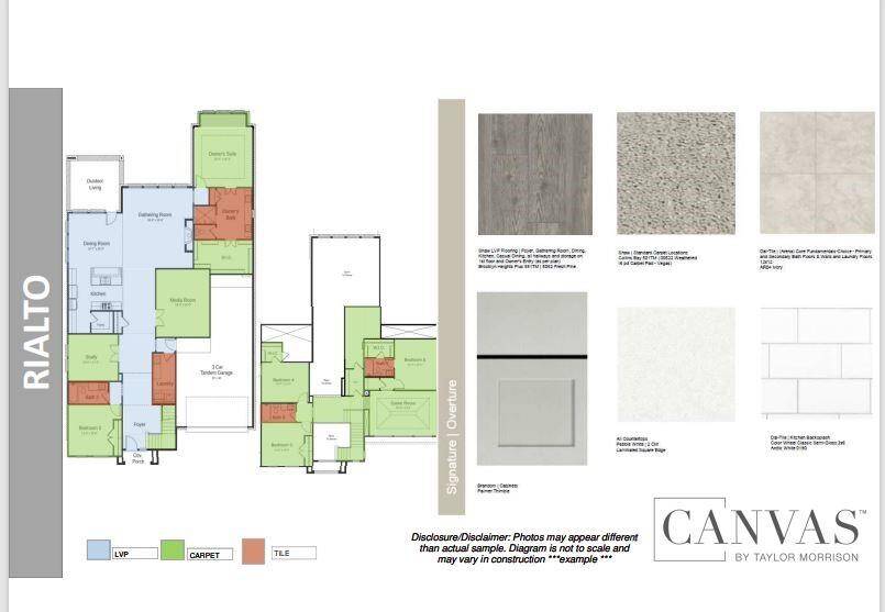 Design Selections. Home is under construction and selections are subject to change.