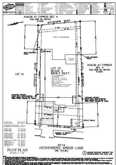 Plot Plan