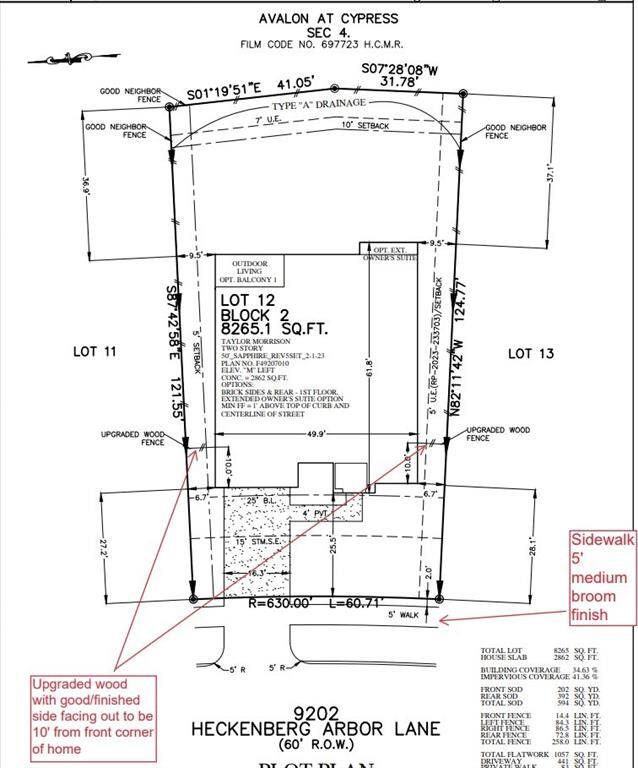 Plot Plan