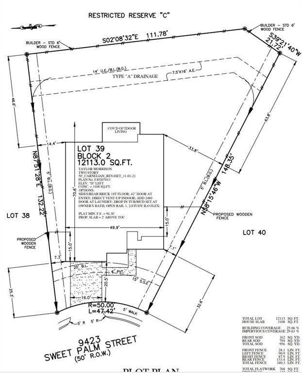 Plot Plan