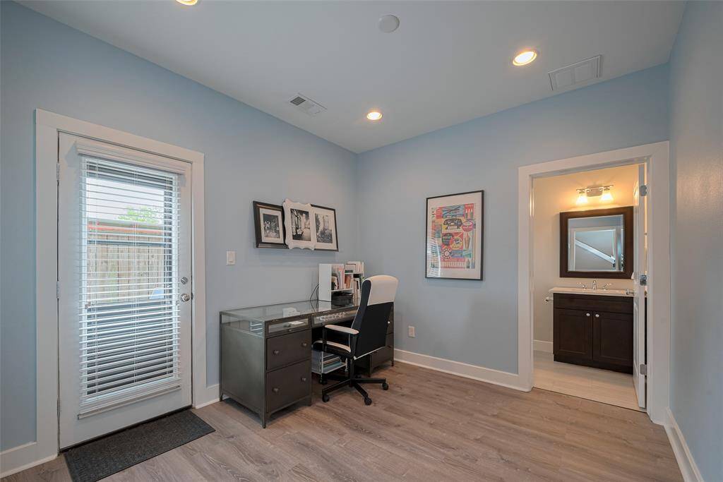 Here is the first floor bedroom.