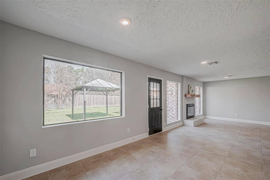 Enjoy the outdoors even from inside with these big picture windows.