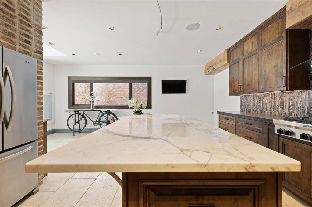 Kitchen with Gas Stove