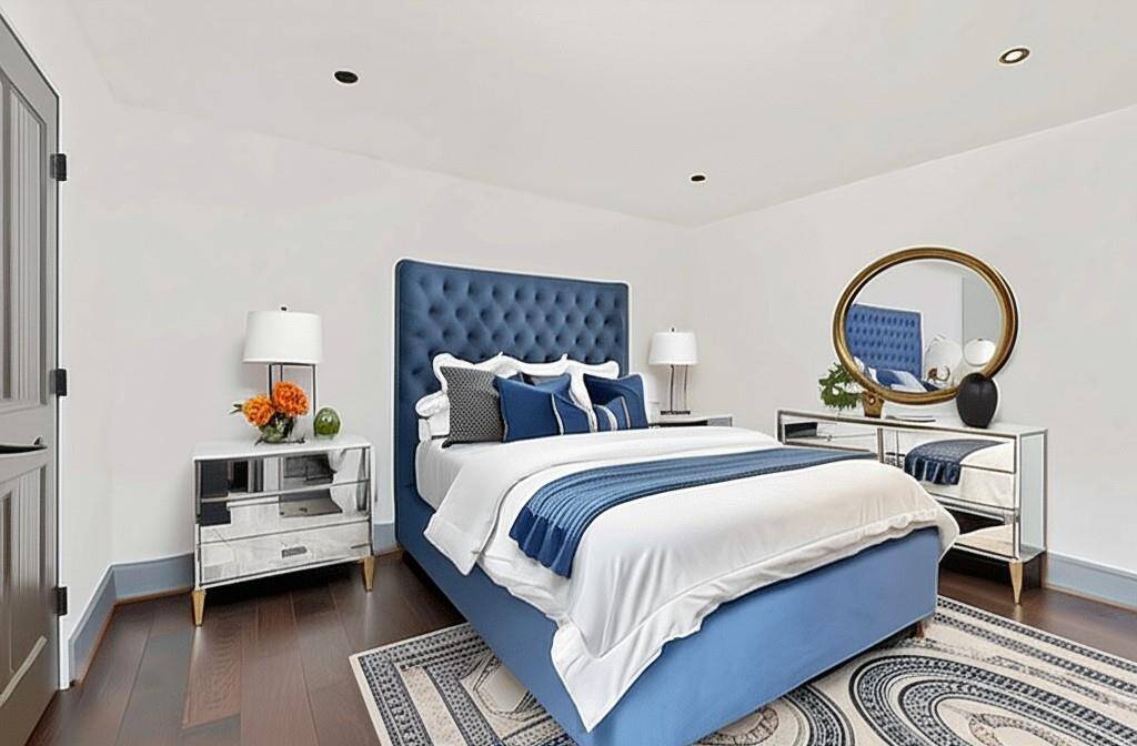 Virtually Staged- Bedroom upstairs