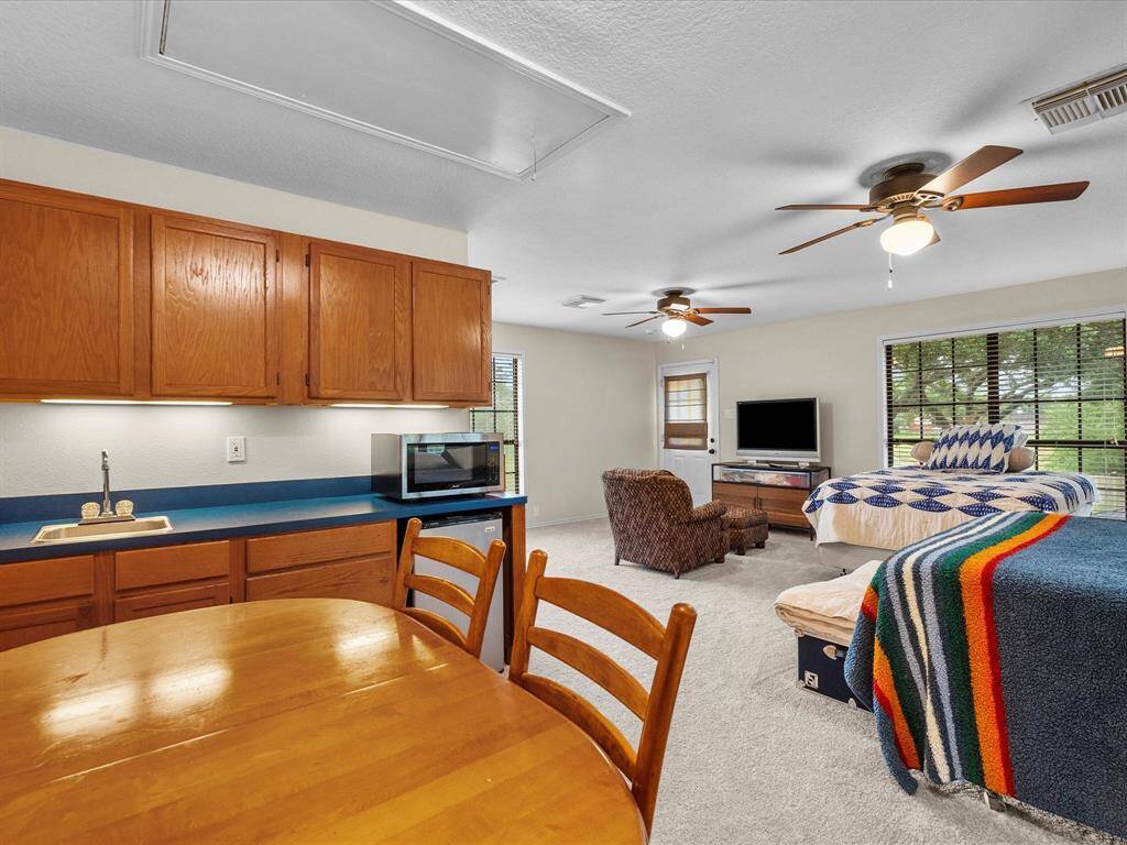 Above garage apartment.