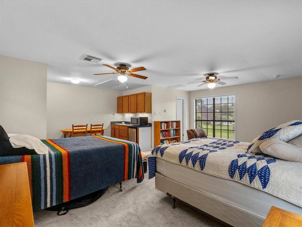 Above garage apartment.