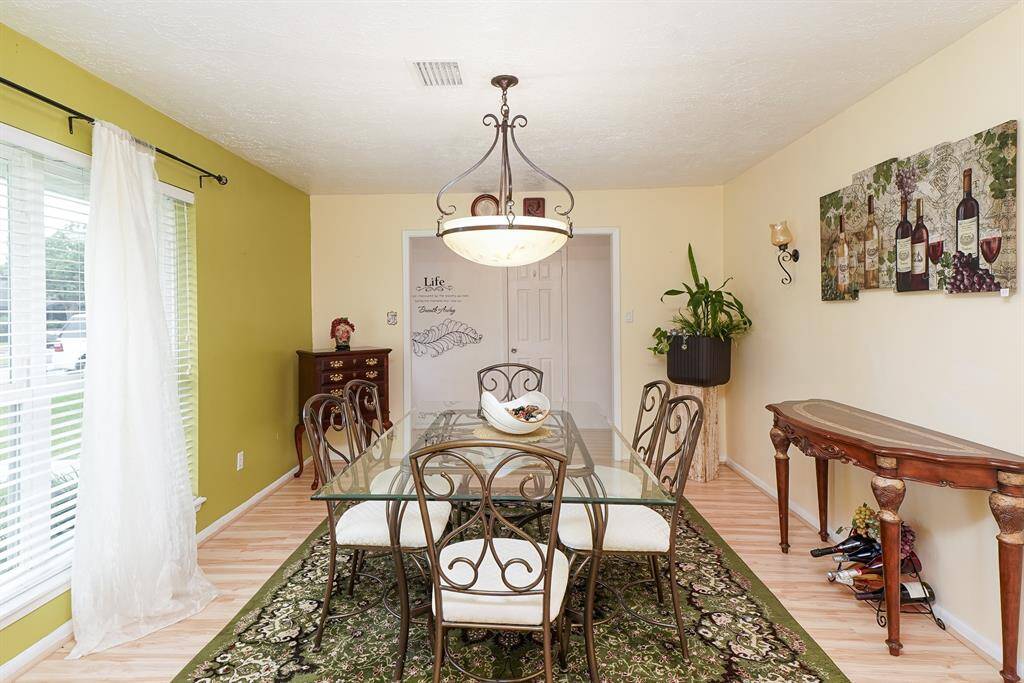 Large dining room for family celebrations