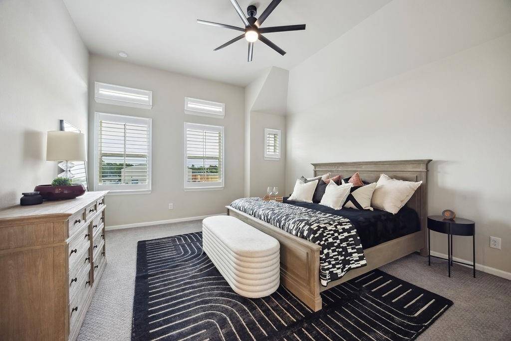 Third floor primary bedroom with ensuite bathroom
