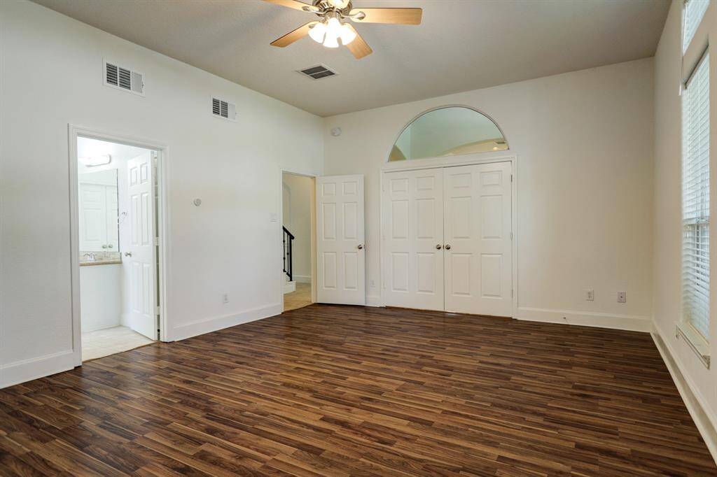 Downstairs master with several options to provide flex space. Can be used as game room down/study office or formal living room