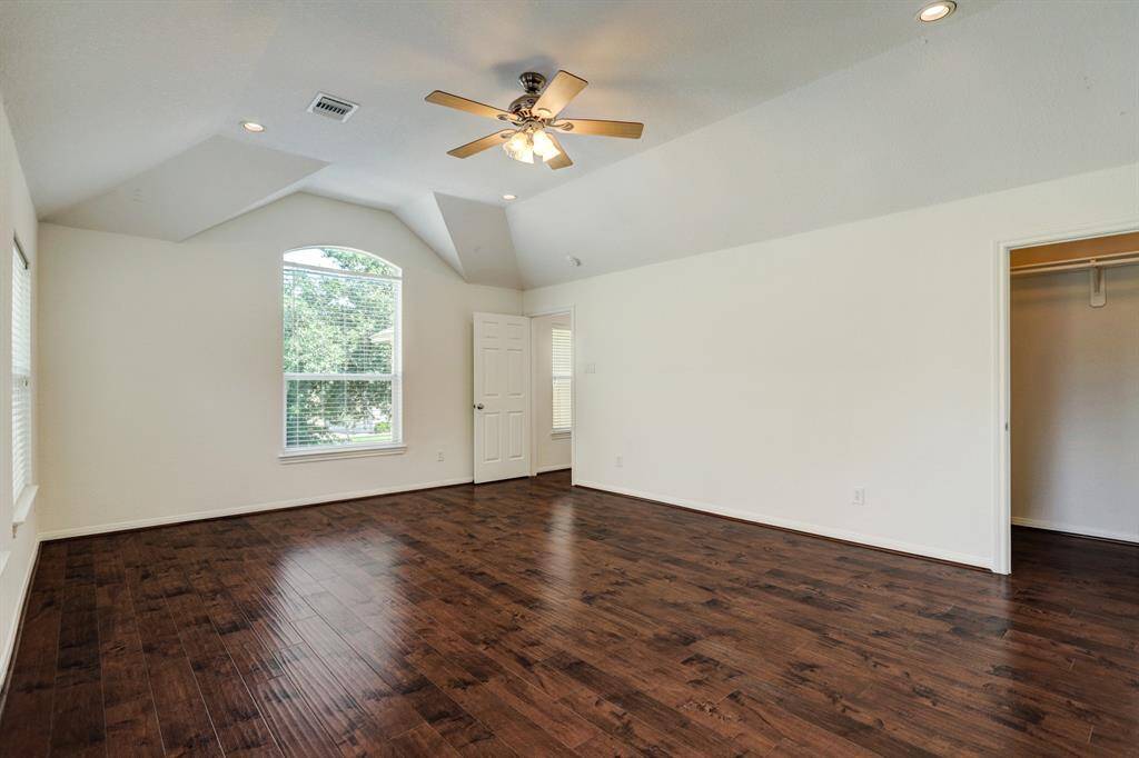 Upstairs extra large 5th bedroom/flex space/ media room with closet provides endless options.