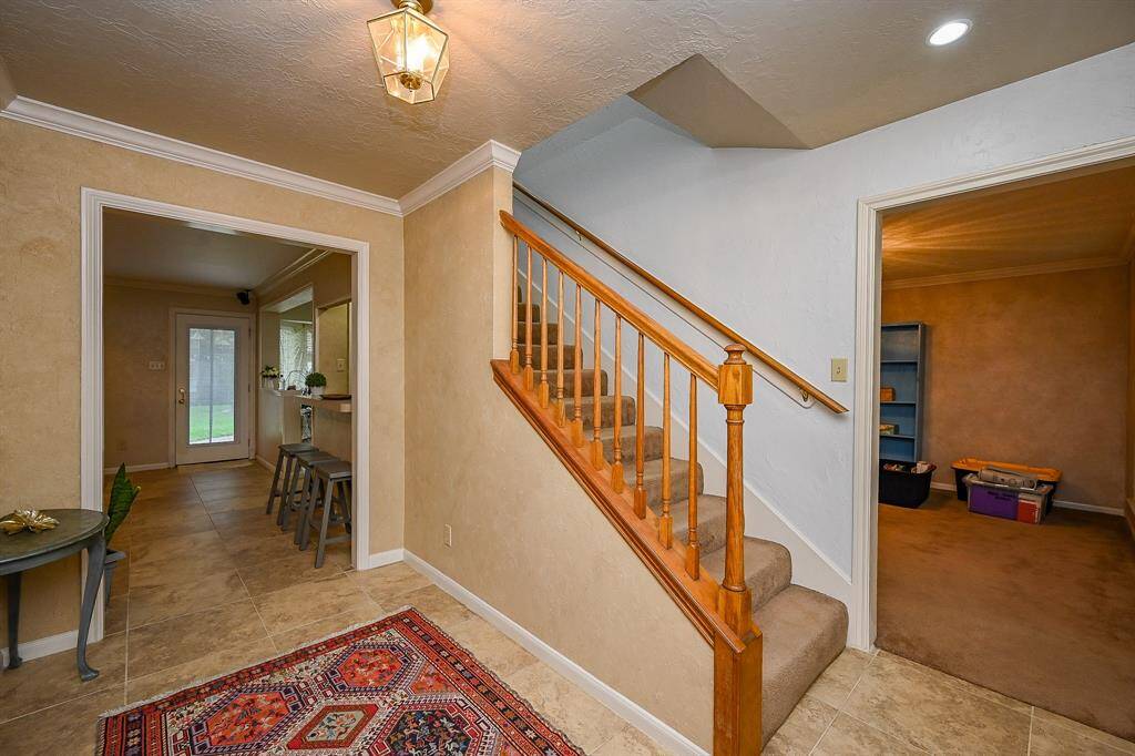 Oak stairway to your second story