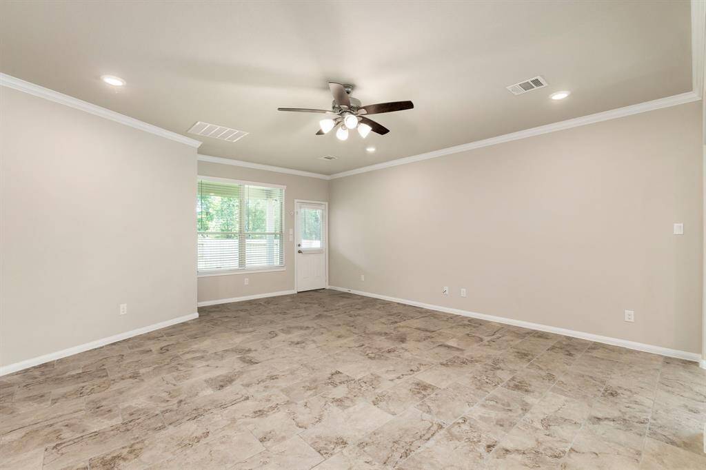 Options for seating and TV location