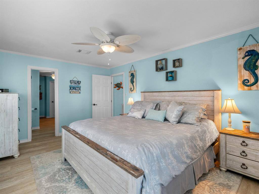 Primary bedroom on first floor