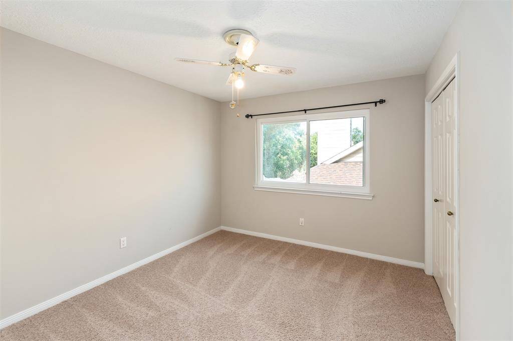 Bedroom 3 with west facing window.