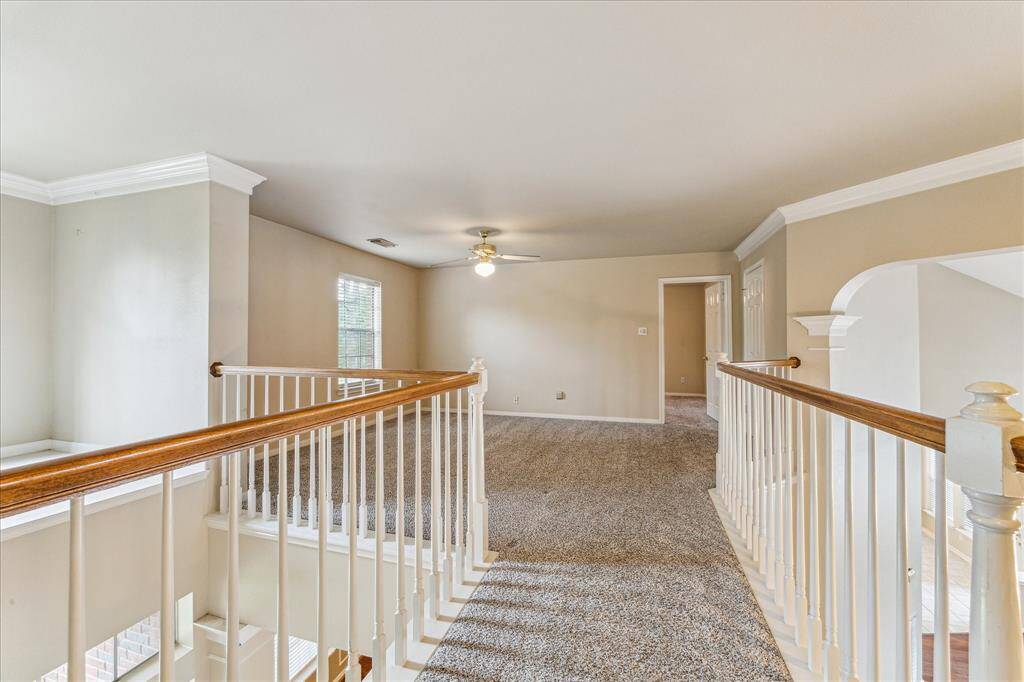 Hallway to the upstairs game room.