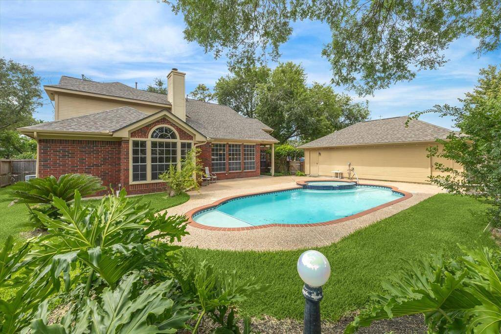 Another view of the backyard.