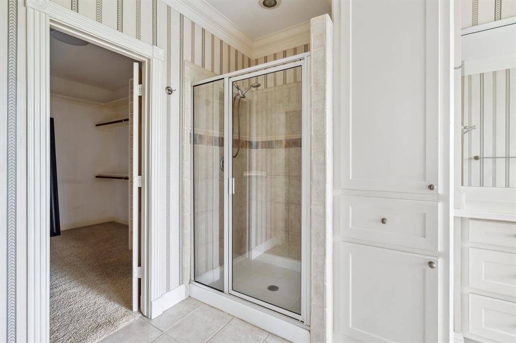 View from primary bath showing efficient layout, ideal for daily routine and relaxation.