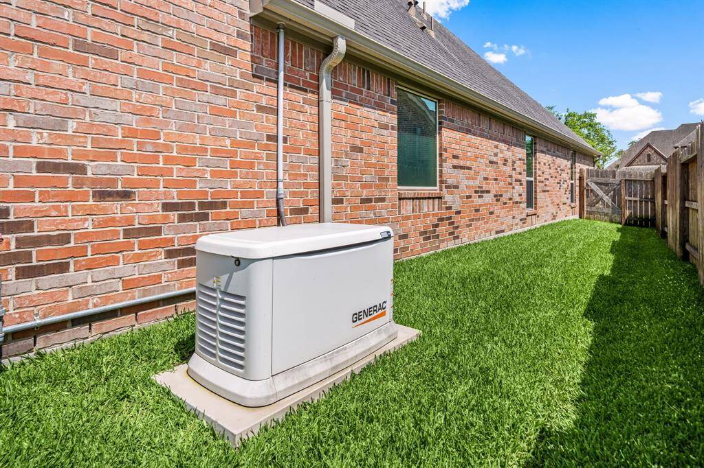 This home comes equipped with a full home generac generator that comes with a warranty.