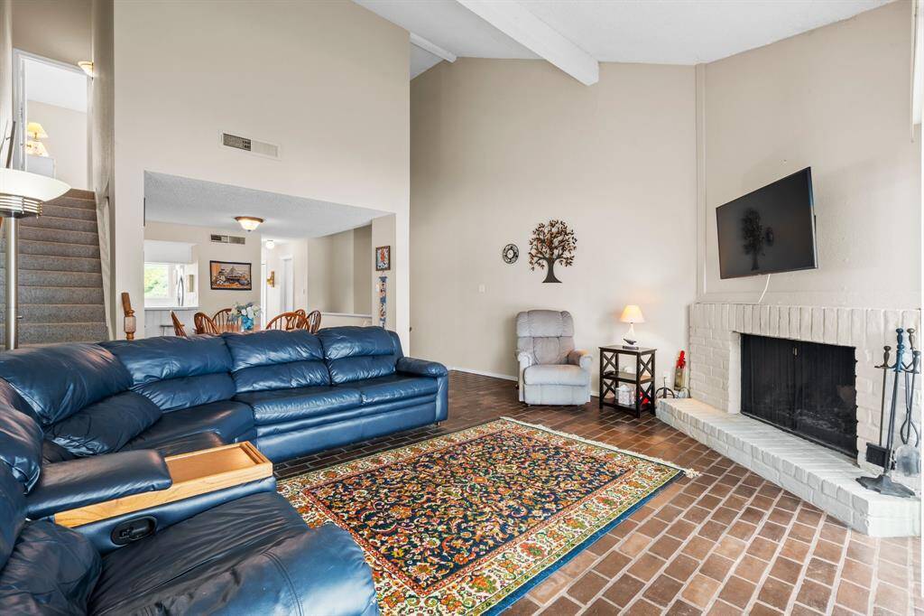 View of Living Room that opens to the Dining area