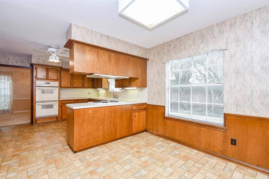 A view from the breakfast area to dining room.