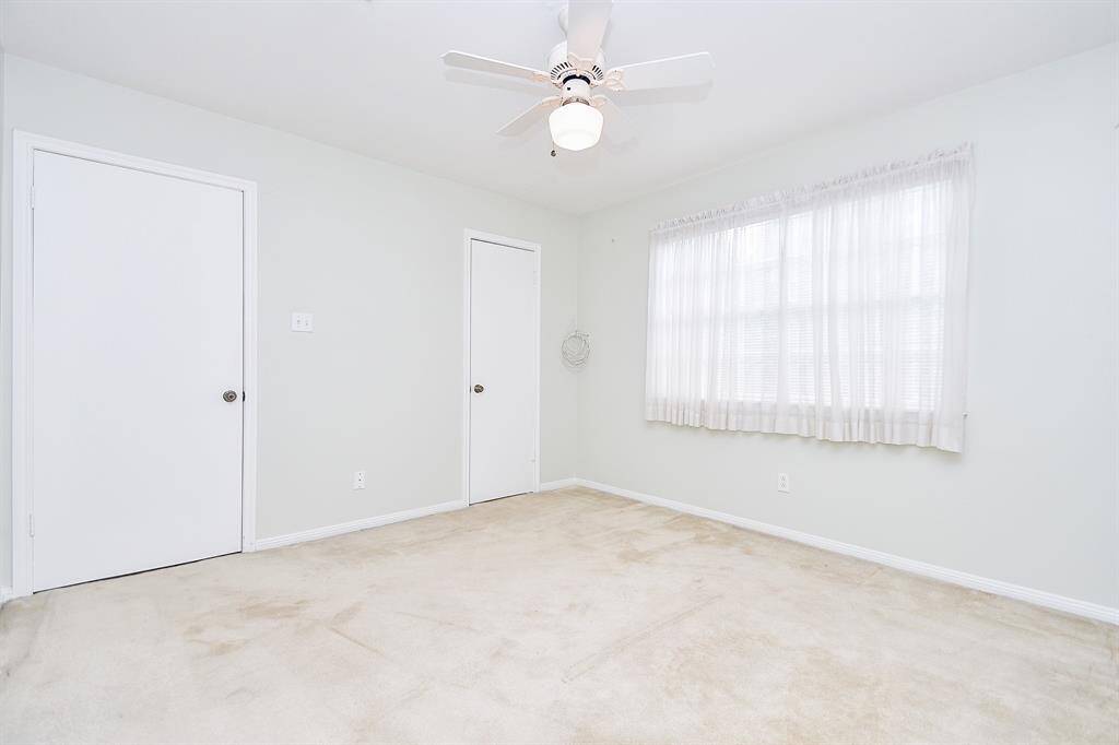 The secondary bedrooms are nicely sized.