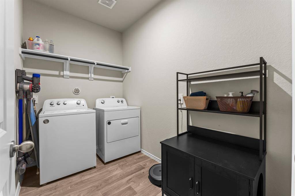 Downstairs laundry room.