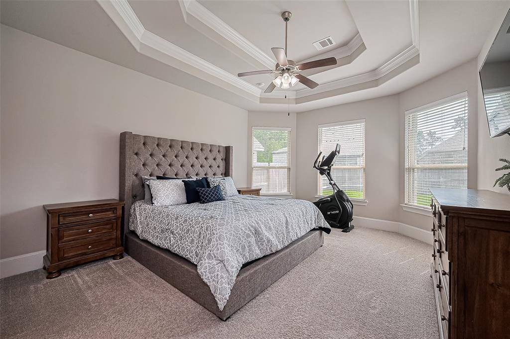 Primary bedroom with beautiful natural light