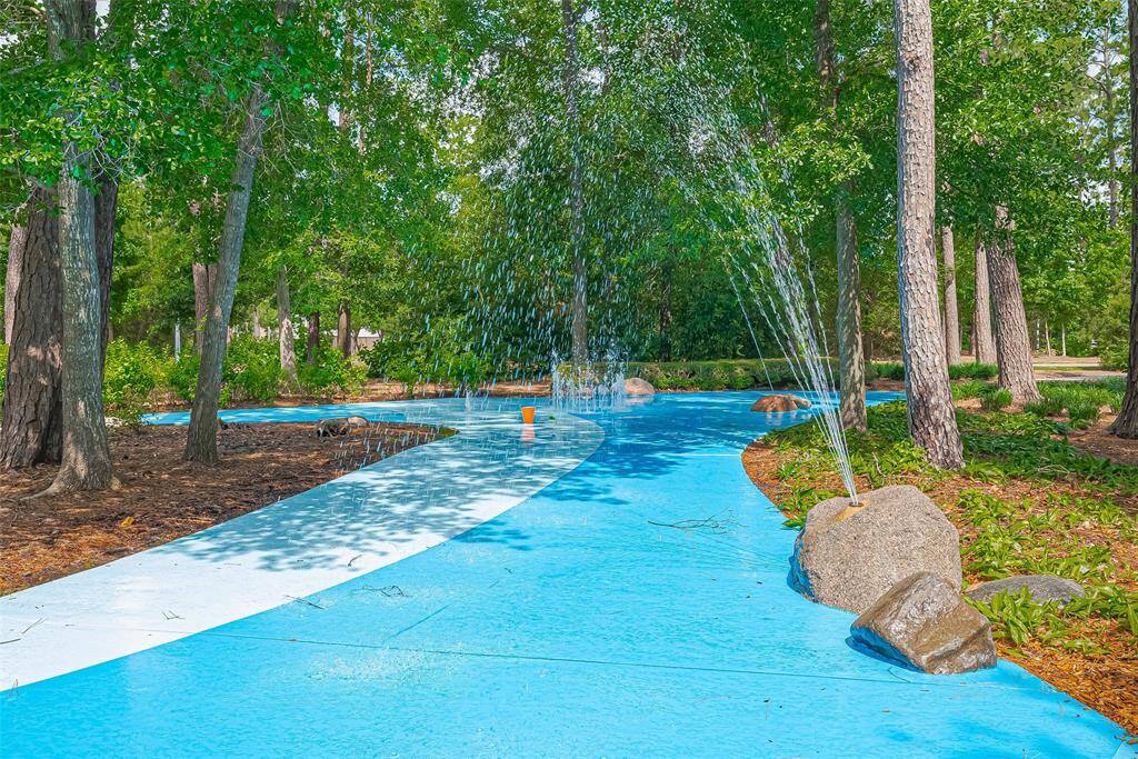 Fun splash pad for the kids