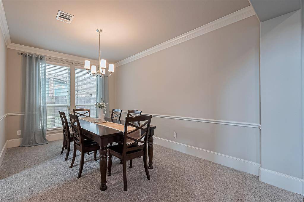Formal dinning area to enjoy holidays with family